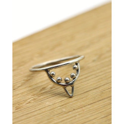 Bague argent fine - Mosaik...