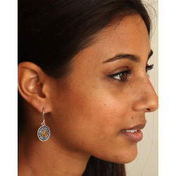 Boucle d'oreille oeil de...