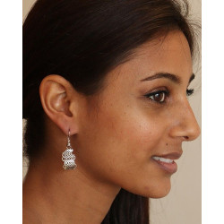 Boucle d'oreille vague -...