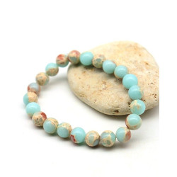 Bracelet turquoise cuivré -...