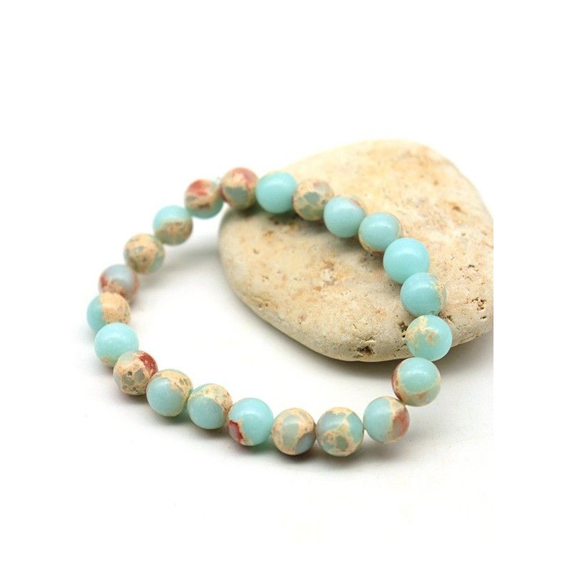 Bracelet turquoise cuivré - Mosaik bijoux indiens Bracelet turquoise cuivré - Mosaik bijoux indiens