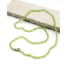 Collier pierres vertes peridot 3mm Mosaik Bijoux Indiens - 1
