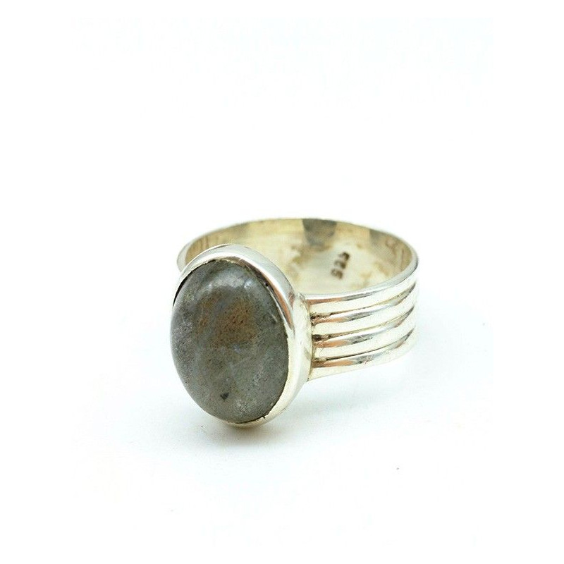 Bague labradorite argent Mosaik Bijoux Indiens - 1 Bague labradorite argent Mosaik Bijoux Indiens - 1