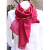 Foulard en soie bordeaux - Mosaik bijoux indiens