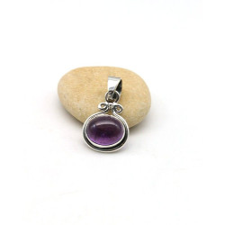 Pendentif argent améthyste...