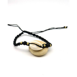 Bracelet coquillage cauri -...