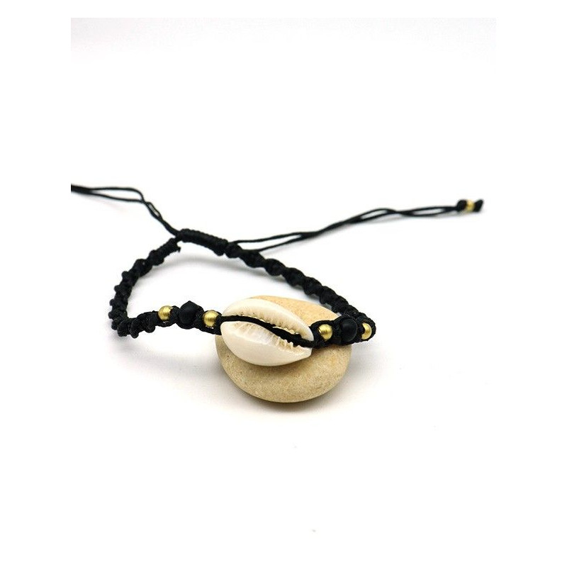 Bracelet coquillage cauri - Mosaik bijoux indiens Bracelet coquillage cauri - Mosaik bijoux indiens