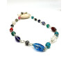 Collier perle colorée - Mosaik bijoux indiens