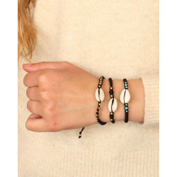Bracelet fantaisie cauri -...