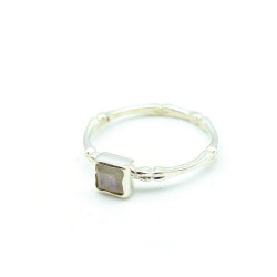 Bague argent fine pierre de...