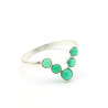 Bague fine argent agate - Mosaik bijoux indiens