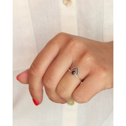 Bague argent fine pierre...