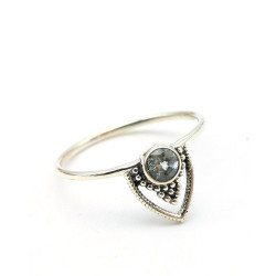 Bague argent fine pierre...