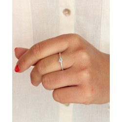 Bague fine argent topaze...