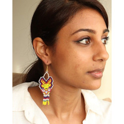 Boucle d'oreilles pendantes...