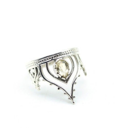 Bague argent citrine...