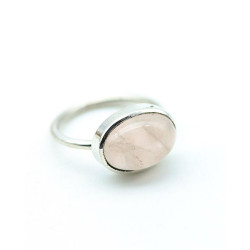 Bague argent pierre rose...