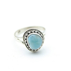 Bague larimar naturelle en...
