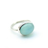 Bague argent pierre bleue - Mosaik bijoux indiens