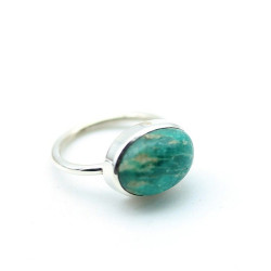 Bague argent amazonite...