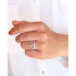 Bague citrine - Mosaik...