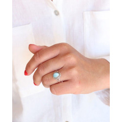 Bague larimar - Mosaik...