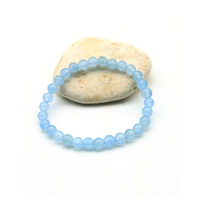 Bracelet calcedoine 6mm - Mosaik bijoux indiens Bracelet calcedoine 6mm - Mosaik bijoux indiens