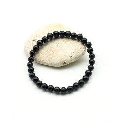 Bracelet pierres onyx 6mm...