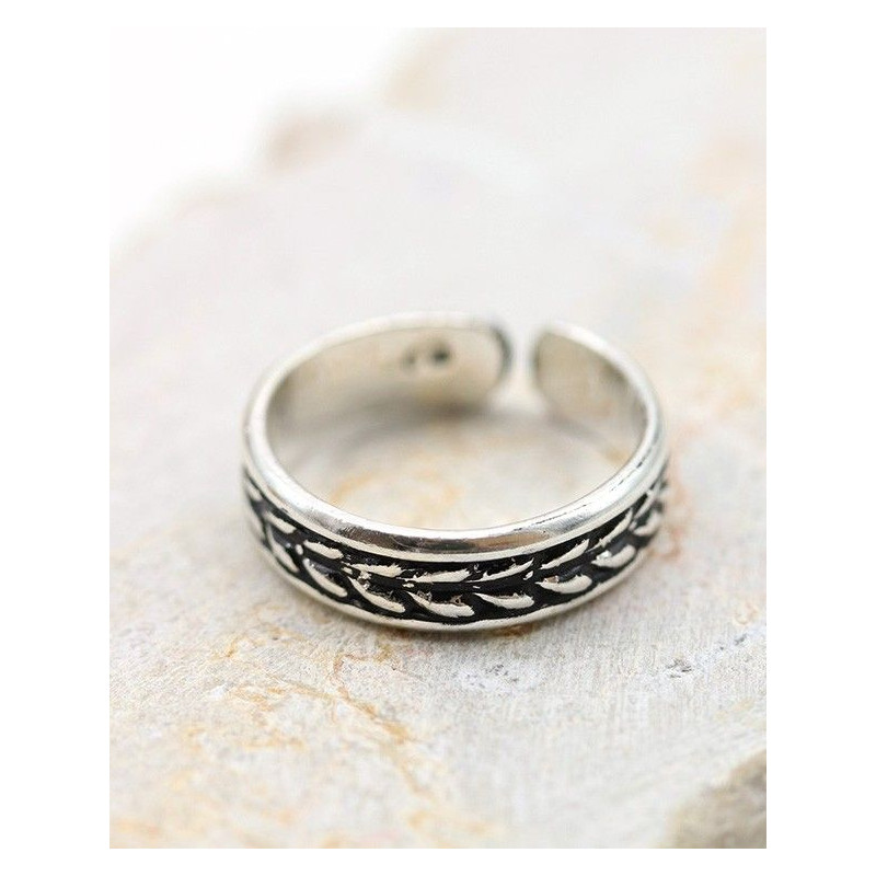 Bague de pied argent - Mosaik bijoux indiens