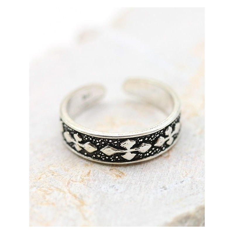 Bague de pied argent - Mosaik bijoux indiens