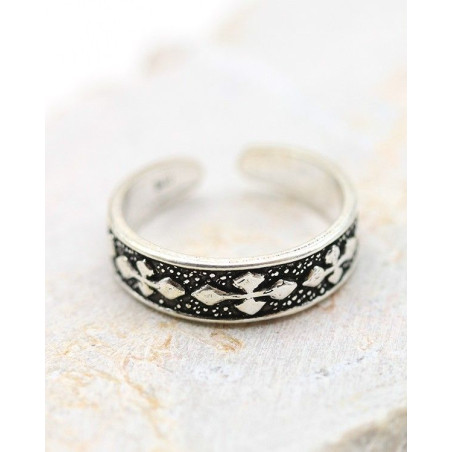 Bague de pied argent - Mosaik bijoux indiens