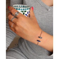 Bracelet jonc lapis lazuli...
