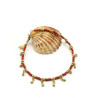 Chaine de pied rouge - Mosaik bijoux indiens