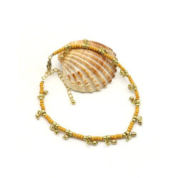 Chaine de pied jaune -...
