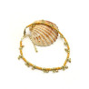 Chaine de pied jaune - Mosaik bijoux indiens
