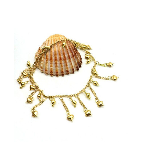 Chaine de pied longues pampilles - Mosaik bijoux indiens