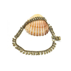 Chaine de cheville laiton -...