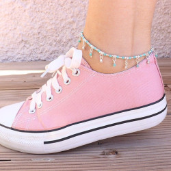 Bracelet cheville perles...