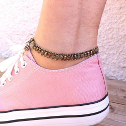 Bracelet cheville laiton  -...