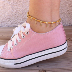 chaine cheville perles...