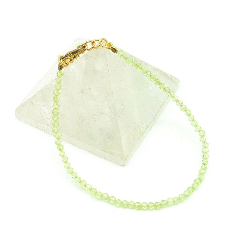 bracelet peridot taillé - Mosaik bijoux indiens bracelet peridot taillé - Mosaik bijoux indiens