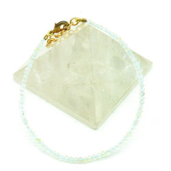 Bracelet topaze bleue -...