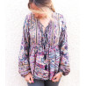 tunique beige et rose - Mosaik bijou indiens