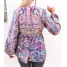 Tunique beige et rose à motifs Mosaik Bijoux Indiens - 6