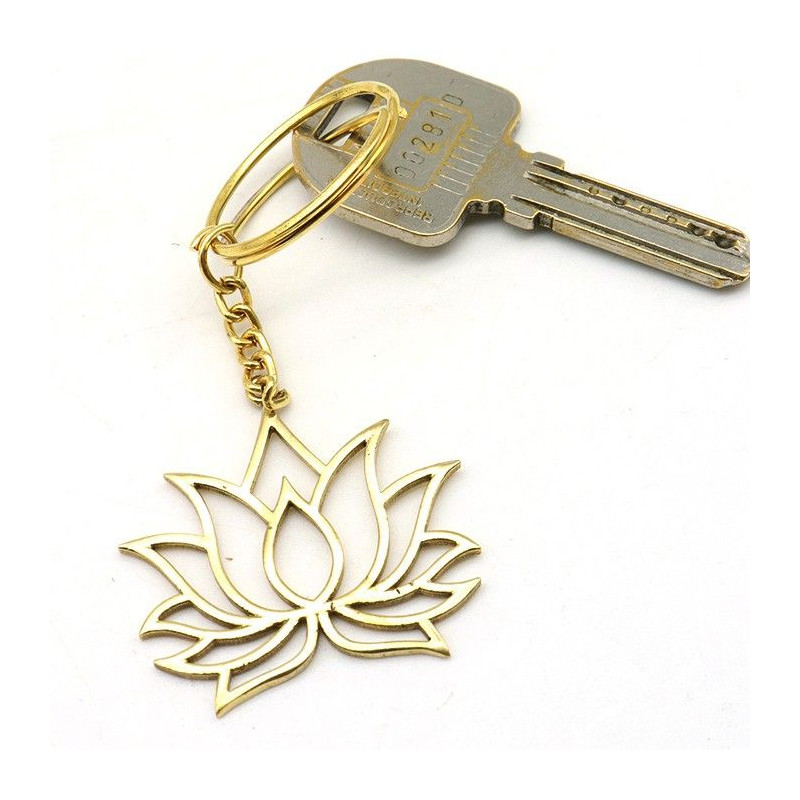 Porte clef lotus - Mosaik bijoux indiens