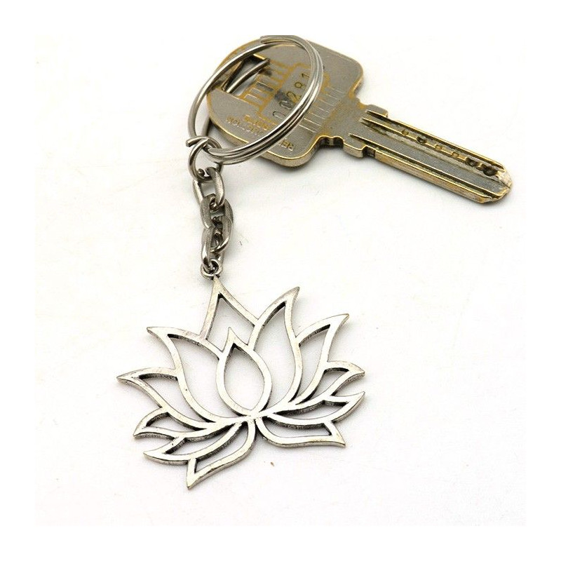 Porte clé lotus - Mosaik bijoux indiens