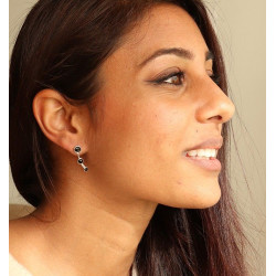 Clou d'oreille argent...