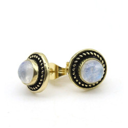 clou d'oreille laiton et...