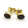 clou d'oreille grenat - Mosaik bijoux indiens