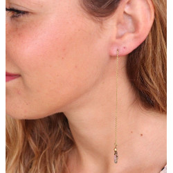 Longue boucle d'oreille...